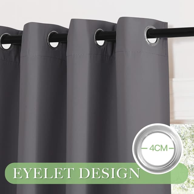 Thumbnail 5 de KGORGE Extra breite Verdunklungsvorhänge 220×200 cm 🪟