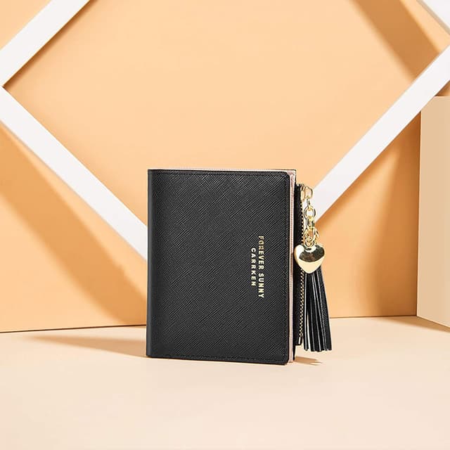 Thumbnail 6 de ZhengYue Purse for Women – small leather wallet with RFID blocking, zipper coin pocket and card slots