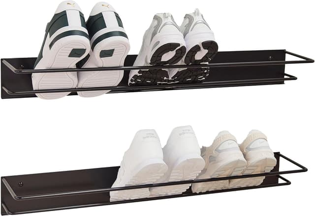 Imagen de MYWIRE Schuhregal 80 cm Graphitschwarz en OfertitasTOP