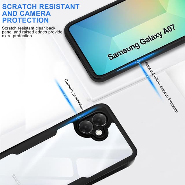 Detalle de Samsung Galaxy A07 WeiCase Hülle 360 Grad