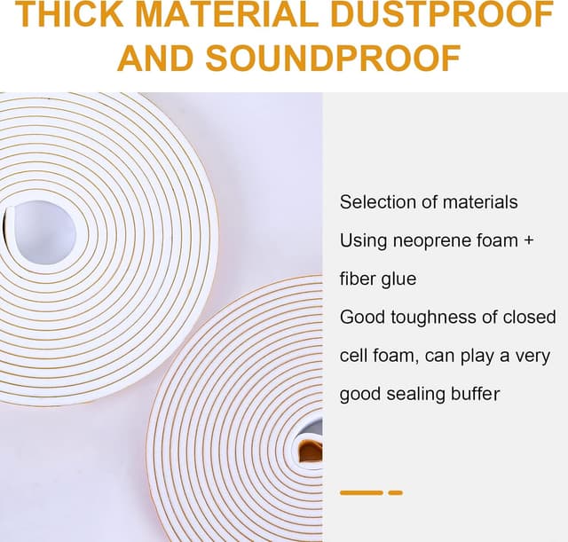 Thumbnail 5 de AiQInu Burlete 12mm x 5m espuma adhesiva