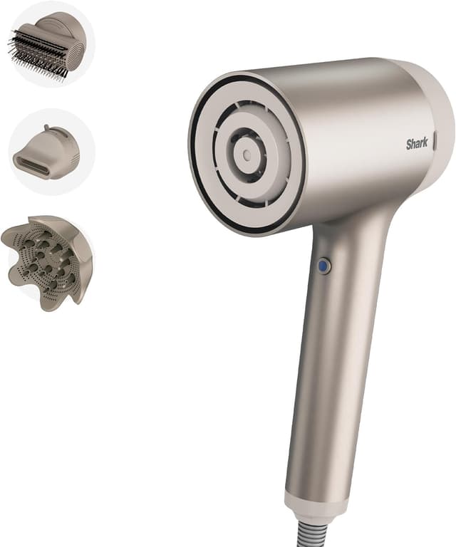Detalle de Shark STYLE iQ HD120SLEU : sèche-cheveux et styler 3-en-1 ionique, brosse de style et diffuseur