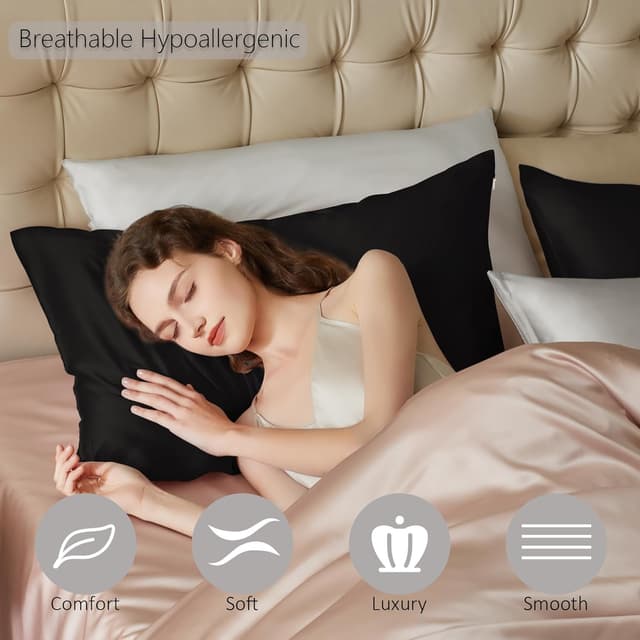 Thumbnail 2 de townssilk Funda de almohada 19 mommes 40 x 70 cm