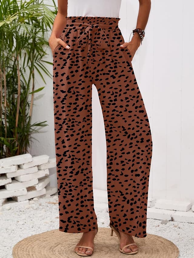 Detalle 2 de Heymoments Wide Leg Lounge Pants High Waist
