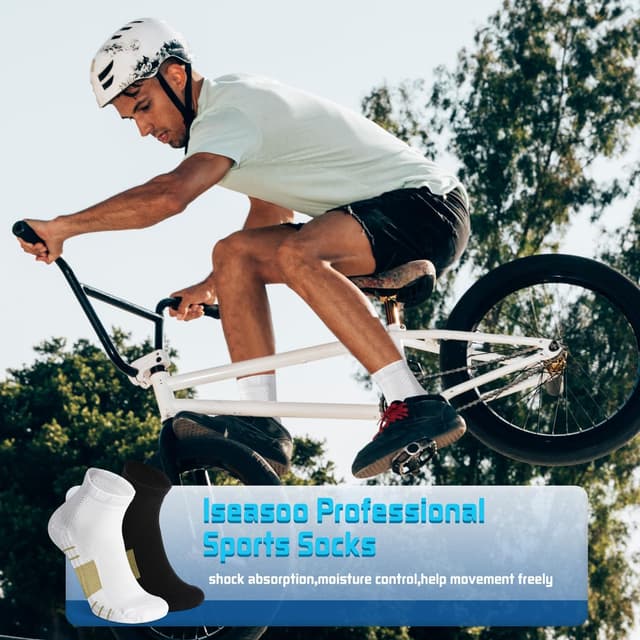 Detalle de Iseasoo Copper Ankle Compression Socks (Low Cut) with 15–20 mmHg Arch Support for Men & Women