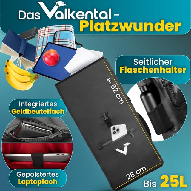 Thumbnail 4 de Valkental 3in1 Fahrradtasche 25L