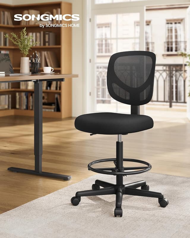 Detalle 2 de Drafting stool chair with height 55 to 75 cm