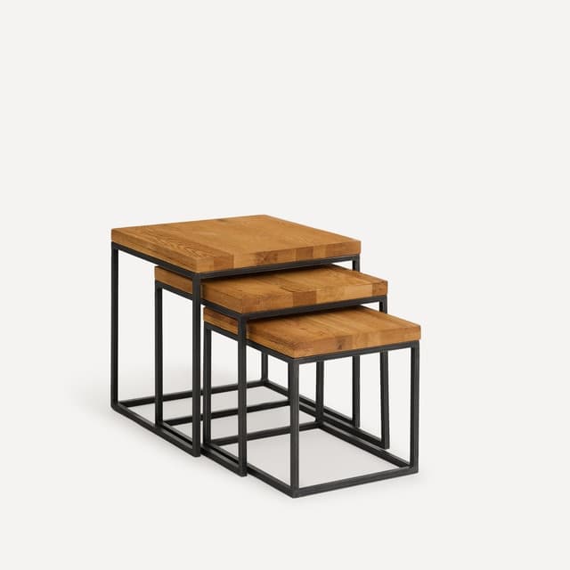 Detalle de El Corte Inglés Calia set 3 mesas auxiliares 3 unidades