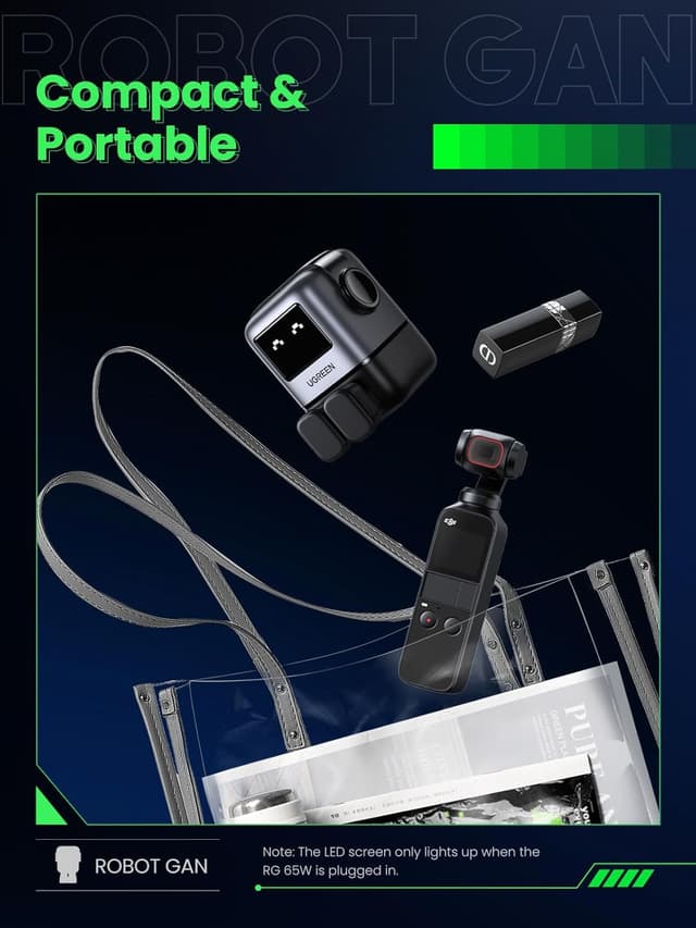 Thumbnail 6 de UGREEN Uno Charger 65W USB‑C Nexode 3‑Port GaN Charger 🔌