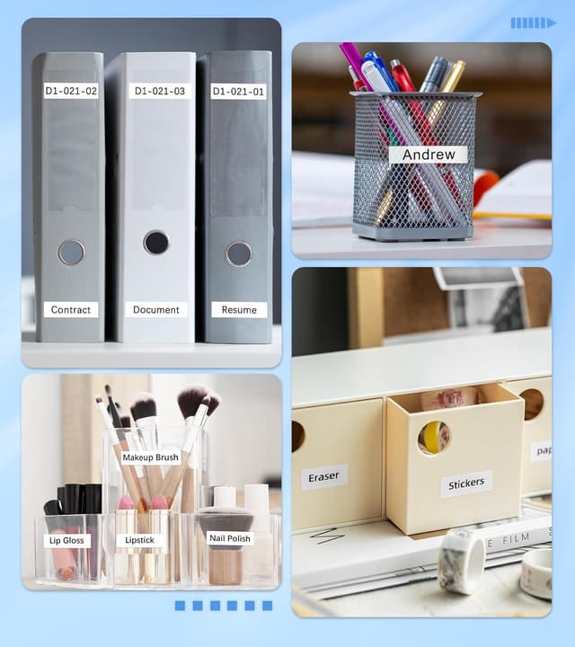 Detalle 2 de MarkField Etikettenband 12 mm 🏷