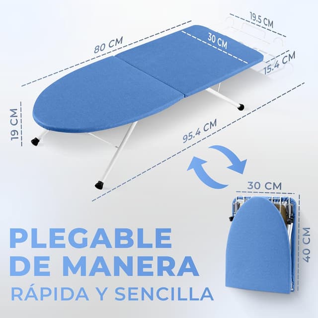 Thumbnail 2 de JUPPLIES Tabla de Planchar Plegable 80×30 cm