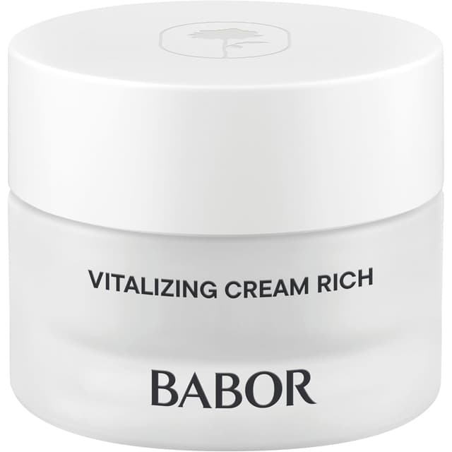 Detalle de BABOR Vitalizing Cream rich – reichhaltige Gesichtscreme für müde Haut, vegan, 50 ml