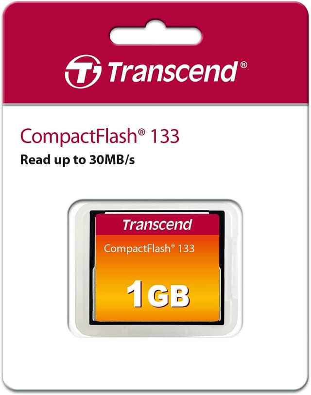 Detalle 2 de Transcend 133X - CompactFlash 1 GB para tus recuerdos 📸