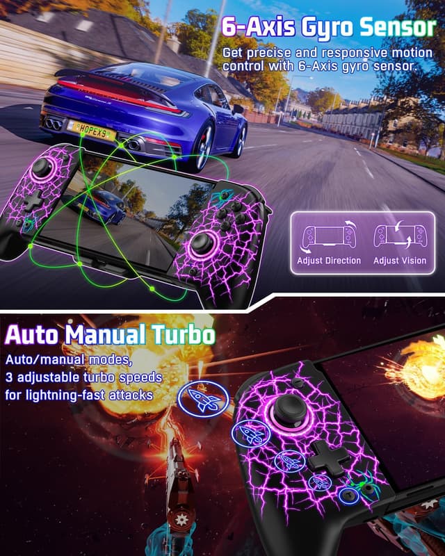 Detalle 2 de Switch controller with Hall Effect joystick