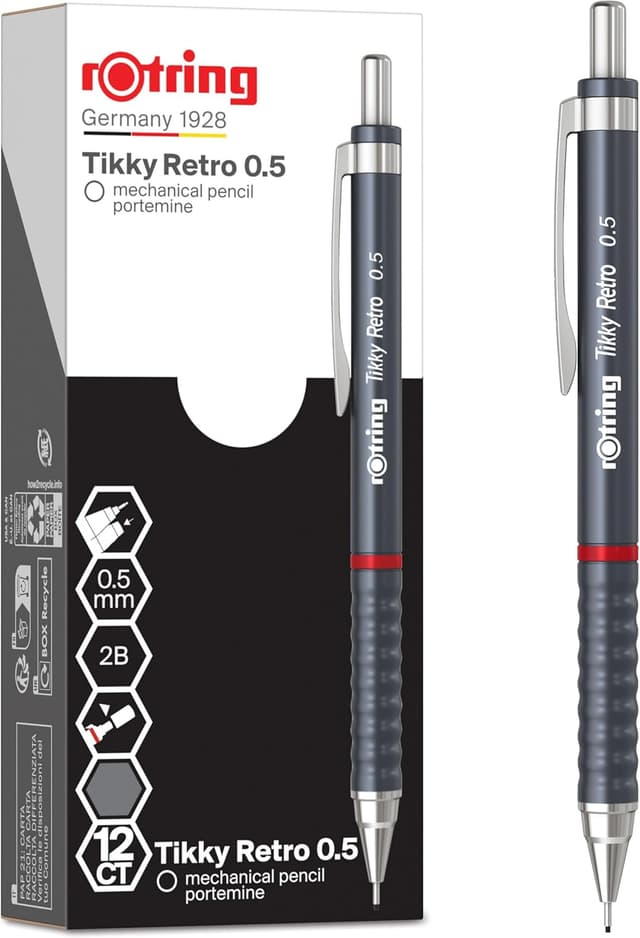 Detalle de Matita meccanica rOtring Tikky 2B