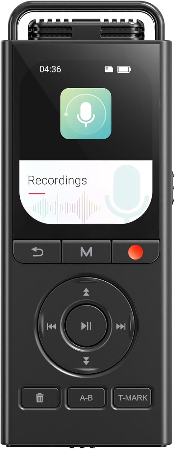 Detalle de MECHEN Dictaphone Enregistreur Vocal Numérique 144 Go