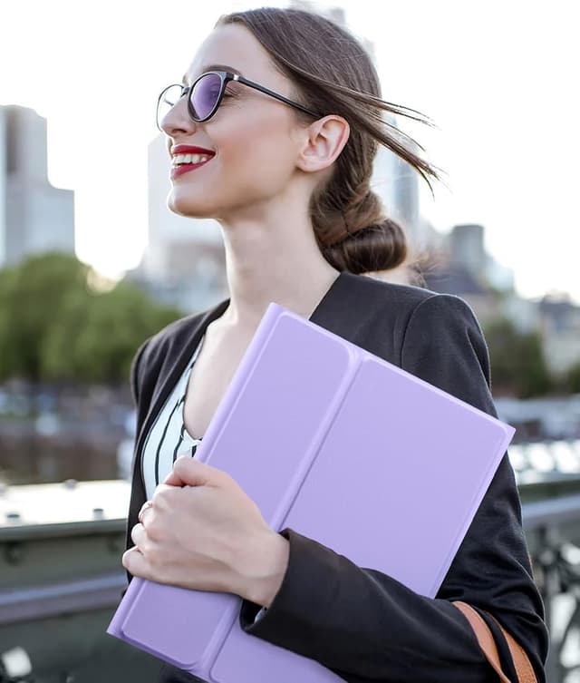 Thumbnail 6 de Vobafe Touchpad-Hülle mit abnehmbarer Tastatur für iPad A16 (11 / 10,9 Zoll, 2022/2025) – Lavendel