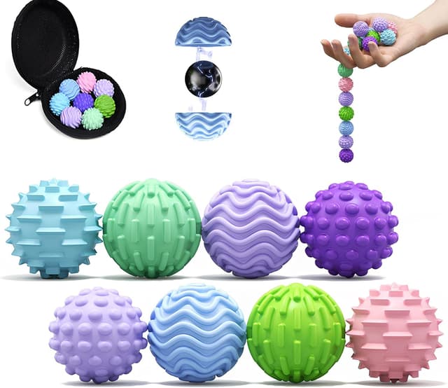 Detalle de Magnetische Fidget Toys mit Silikon, 8 Kugeln