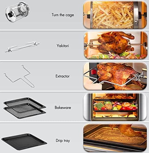 Thumbnail 4 de Uten Freidora de Aire 10L, Saludable y Rápida 🍽