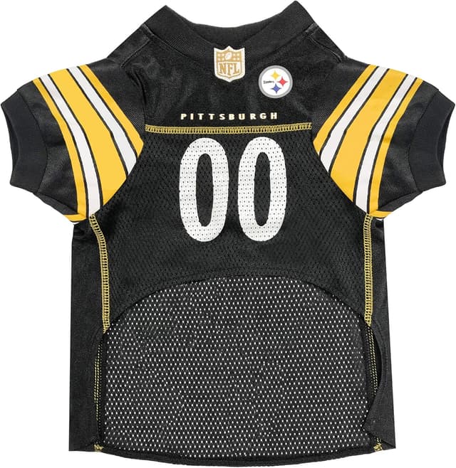 Detalle 2 de NFL Pittsburgh Steelers Dog Jersey (Small) — Officially Licensed Team Gear
