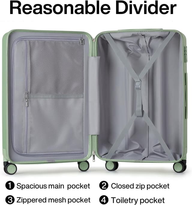 Thumbnail 5 de Hanke Hardside Spinner Luggage 37L, 3.2 kg