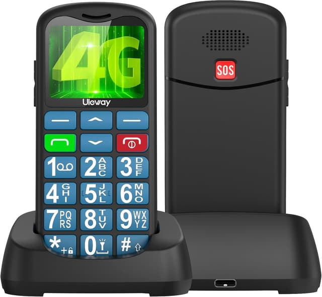 Imagen de USHINING 4G Senior Mobile Phone with SOS Button en OfertitasTOP