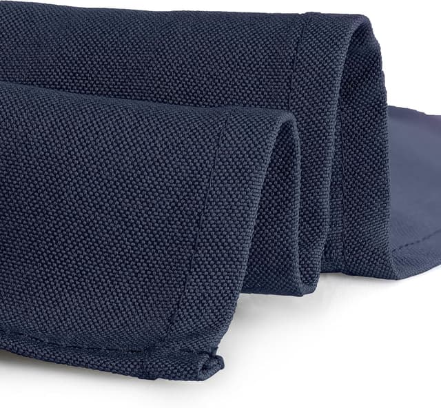 Detalle de Gee Di Moda Rectangle Tablecloth (90 x 132 Inch) Navy Blue for 6 Foot Tables