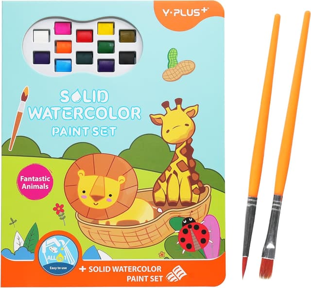 Detalle de YPLUS Watercolour Paint Set – Mess-free magic painting books for kids aged 2+