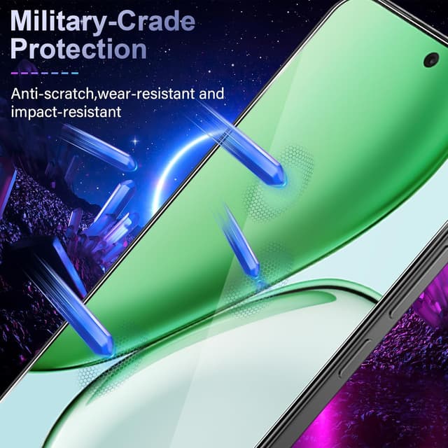 Detalle de Mayfun Schutzfolie für Honor Magic 8 Lite / Magic8 Lite 5G – 2x Displayschutz + 2x Kameraschutz, 9H Panzer-Glas-Folie