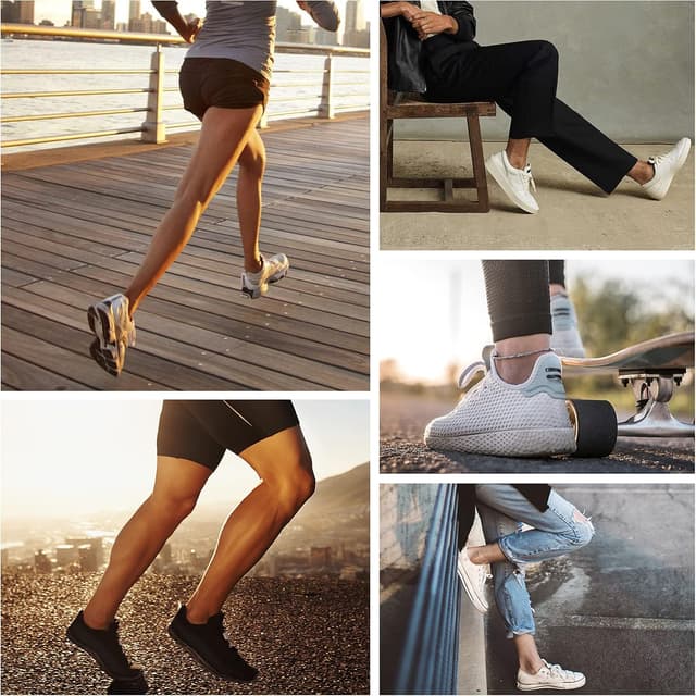 Thumbnail 6 de PAUNEW Sneaker Socken Damen (10 Paar) – No-Show Footies mit rutschfestem Silikonpad