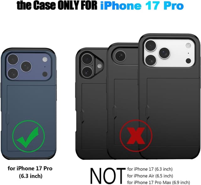 Thumbnail 6 de iPhone 17 Pro case 6.3" with card slot