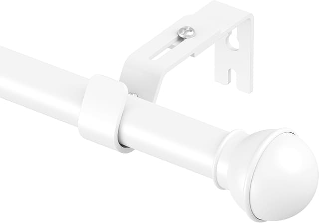 Detalle de Yeabett Gardinenstange 80–308 cm ausziehbar 22 mm Rostfrei