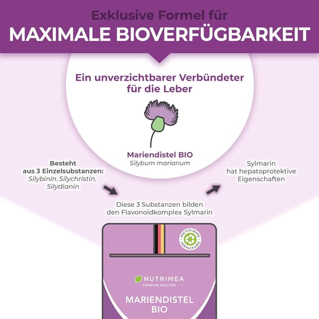 Thumbnail 2 de Nutrimea Mariendistel Bio Kapseln 900mg