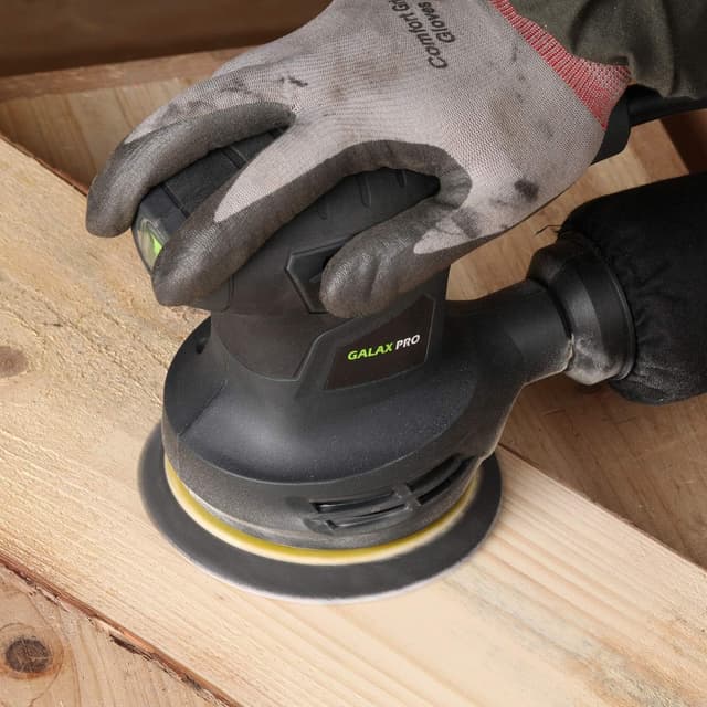 Detalle 2 de GALAX PRO Ponceuse excentrique filaire 280 W 6 vitesses (jusqu’à 13 000 tr/min) avec dépoussiéreur