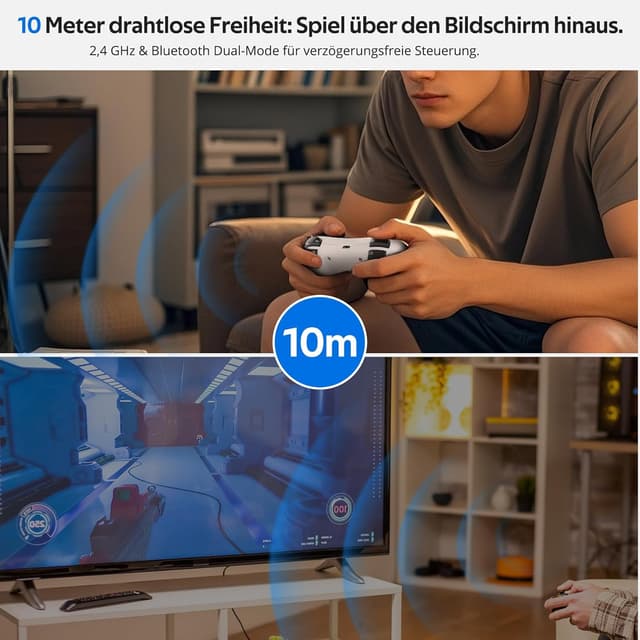 Thumbnail 6 de abxylute C5P kabelloser Gaming-Controller 2,4 GHz