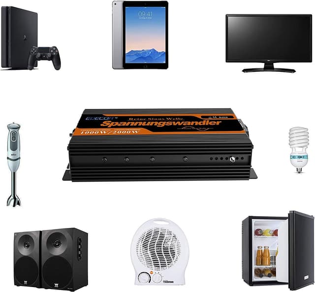 Thumbnail 3 de EDECOA Inversor 12V a 220V 1000W