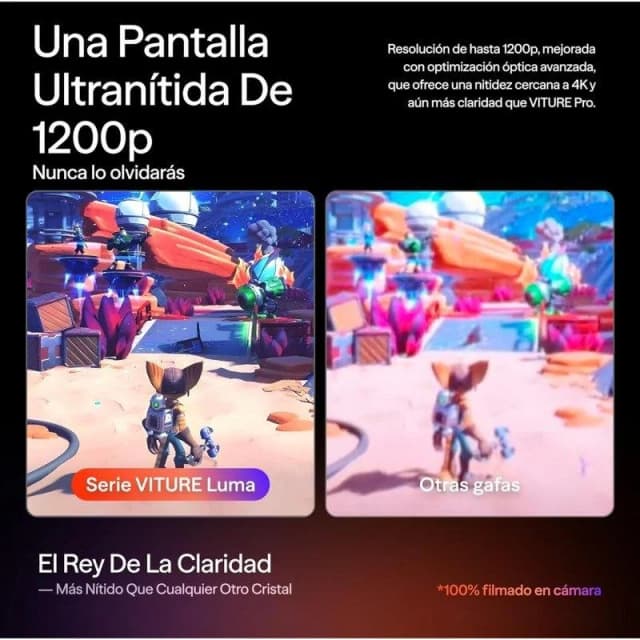 Detalle 2 de viture Gafas XR Luma Pro 152 pulgadas