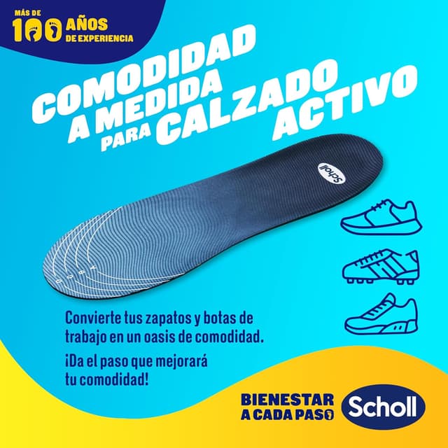 Detalle 2 de Dr. Scholl's Plantillas GelActiv Sport Hombre 40-46,5