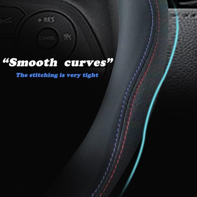 Thumbnail 3 de Universal Steering Wheel Cover 14.5-15