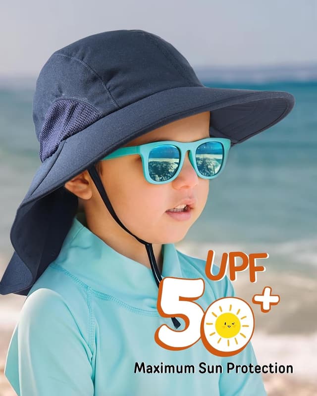 Detalle de FURTALK Sonnenhut Kinder mit UPF 50+