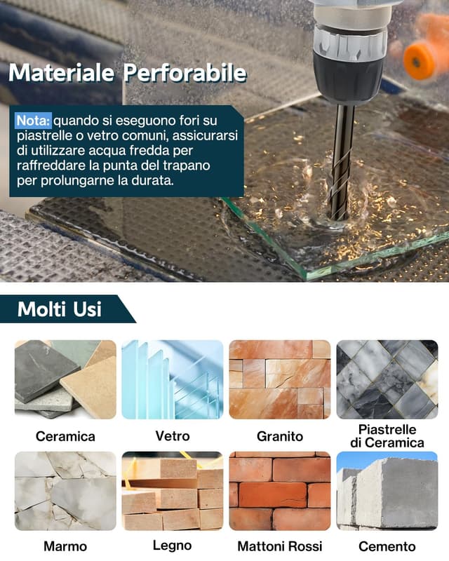 Thumbnail 3 de Lytool 10 Punte Trapano Gres Porcellanato 3-12 mm