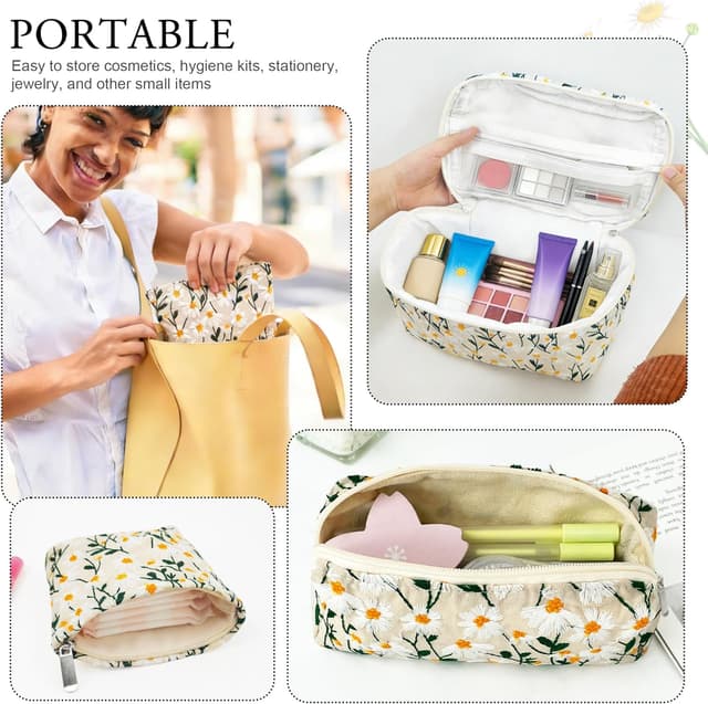 Detalle 2 de SHEPIN 3er Set Kosmetiktasche Damen