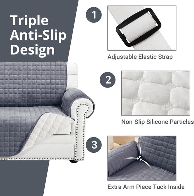 Detalle de OstepDecor 1 Seater Recliner Cover 61x185cm