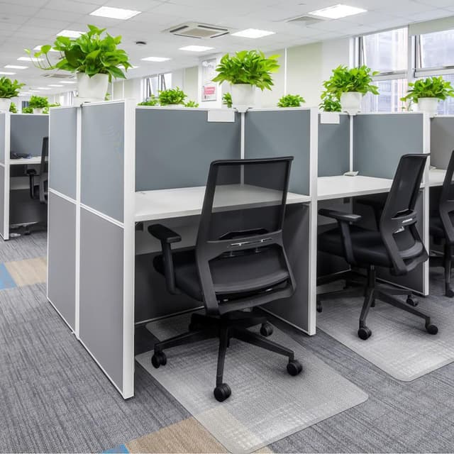 Detalle 2 de Kuyal carpet chair mat 48 x 36 inch