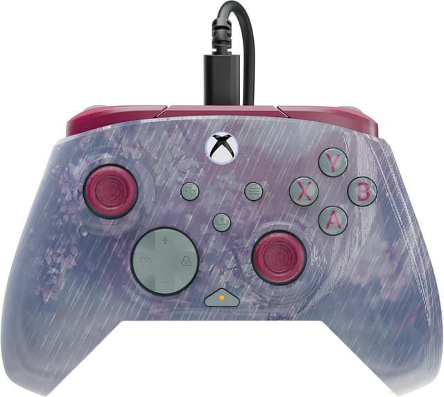 Detalle de Turtle Beach Rematch Advanced Kyoto Bloom Wired Gaming Controller (Xbox & PC) – Lenticular design, Hall-Effect triggers