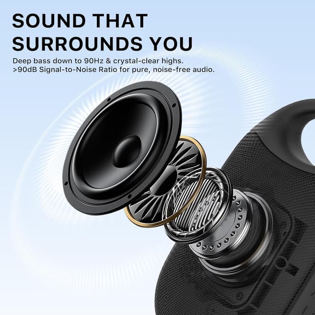 Thumbnail 1 de JUOVI CLIP J1 Bluetooth Speaker 24H