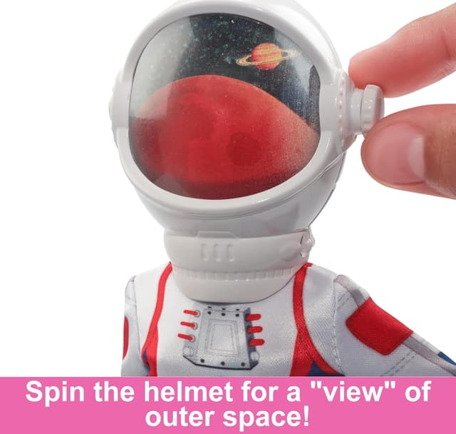Detalle de Barbie Carriere Astronauta 65 Anniversario (HRG45) con tuta, stivali spaziali e 10 accessori