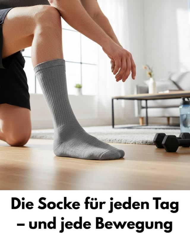 Thumbnail 4 de 10 Paar Sportsocken Tennissocken Baumwolle