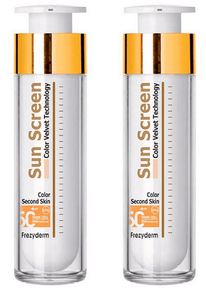 Imagen de Frezyderm Velvet Sun Screen Facial SPF50+ protector 2x50 ml en OfertitasTOP