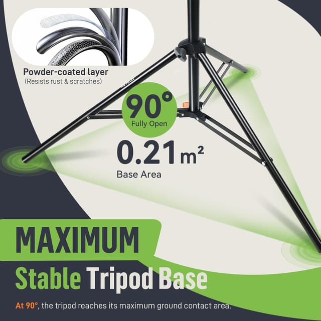 Detalle 2 de Heysliy Backdrop Stand Kit 3m x 3m